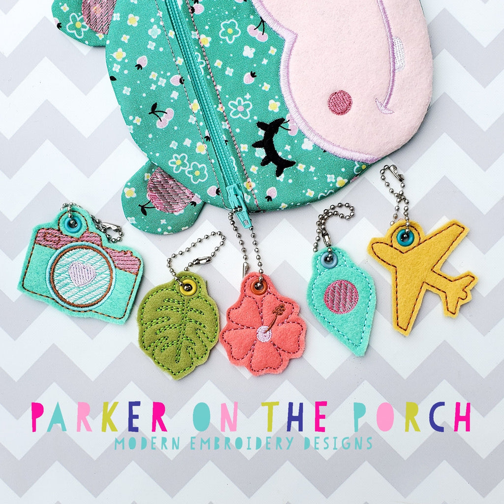 Hippo & Tropical Travel Charm Set Supply List