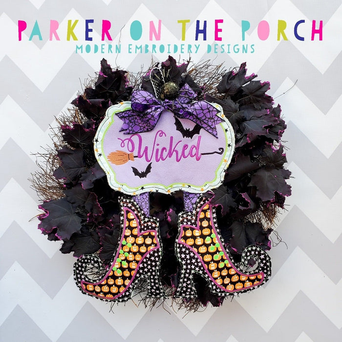 Boo Banner Set and Sketch Fill, Wicked Witch Banner Bundle (Midnight Cat, Wicked, and Witch Shoe), and 2019 Halloween Pencil Toppers Supply Post - Parker on the Porch