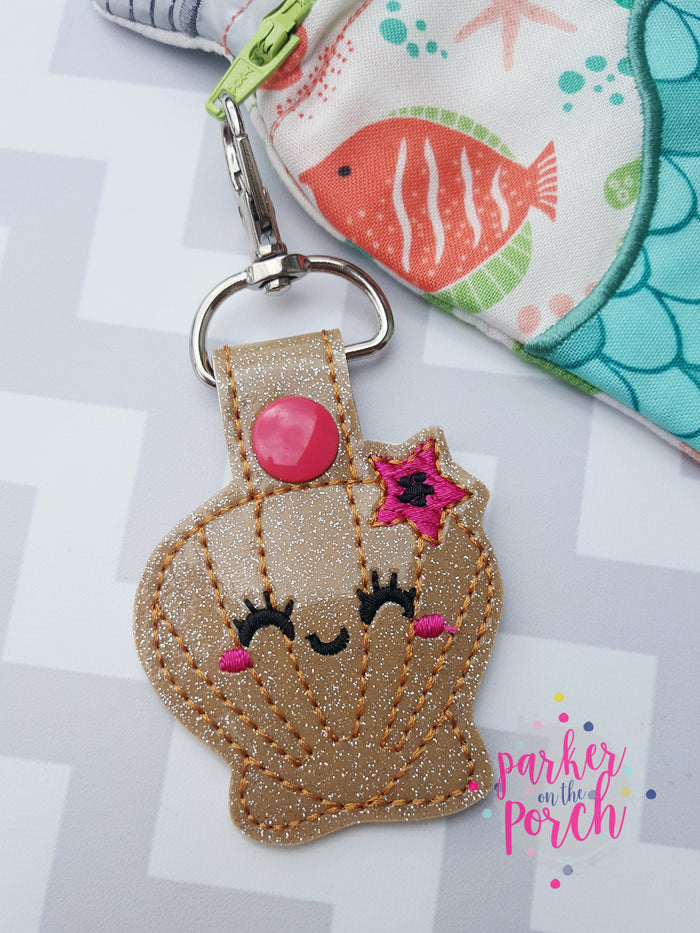 How to make an in the hoop Snaptab (Key Fob) - Parker on the Porch