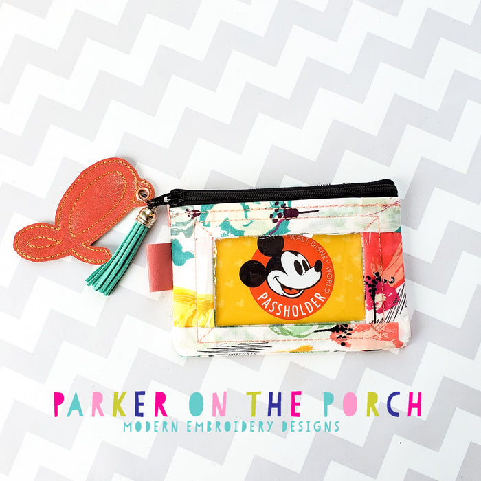 ID Case Zipper Pouch and Pencil Pouch Supply List - In The Hoop - Parker on the Porch
