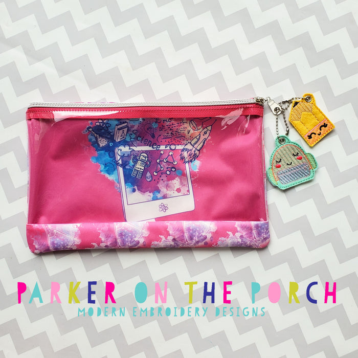Top Zip Splash Bags & School Charms Supply List - Parker on the Porch