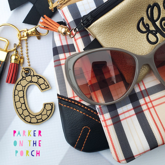 Clutch 2020 and Honeycomb Alpha Mini Monogram Charm Set Supply List - Parker on the Porch