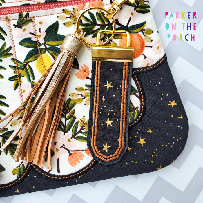 Snaptab and Keyfob Finishing- with Leather Paint - Parker on the Porch