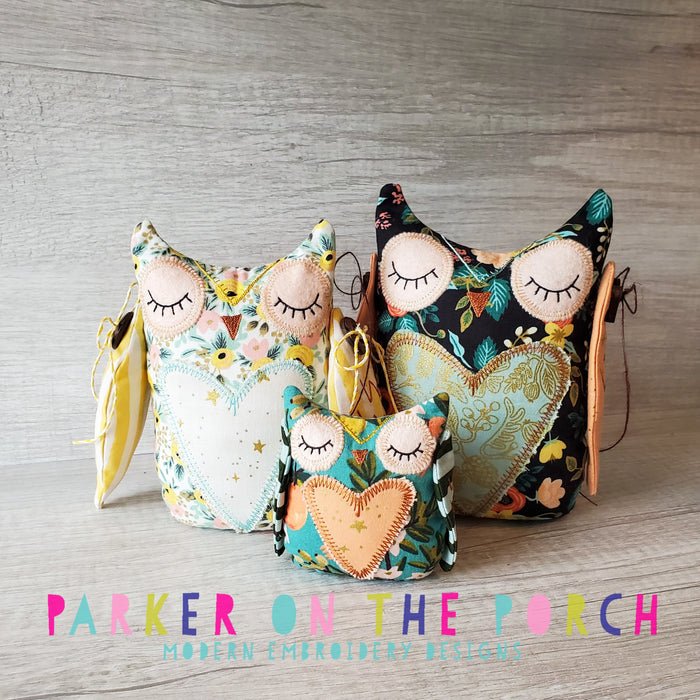 Hootie Owl Stuffie Supply List - Parker on the Porch