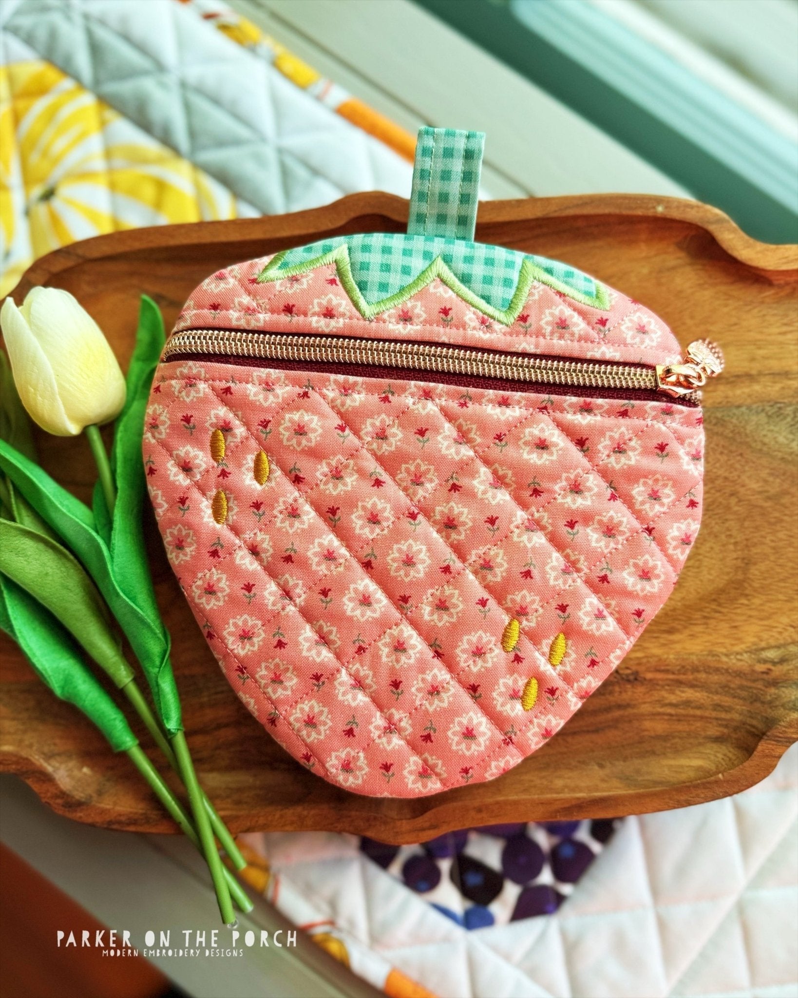 NEW: Quilted Berry Sweet Zipper Bag 🍓 + FREE MINI Deal! – Parker