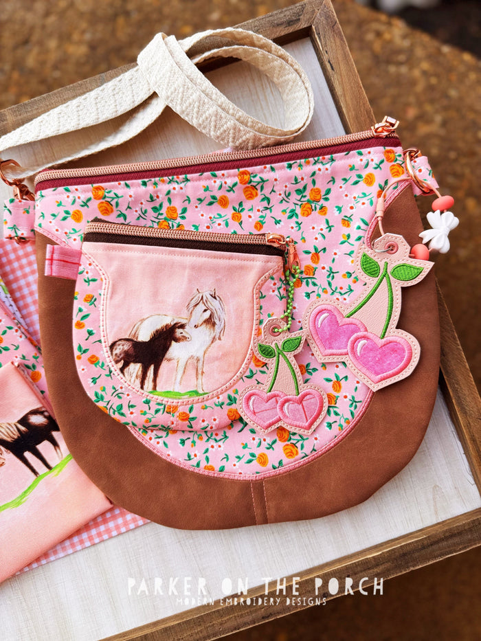 Fat Quarter Friday! Heather Ross By Hand & Half Square Triangles - Parker on the Porch