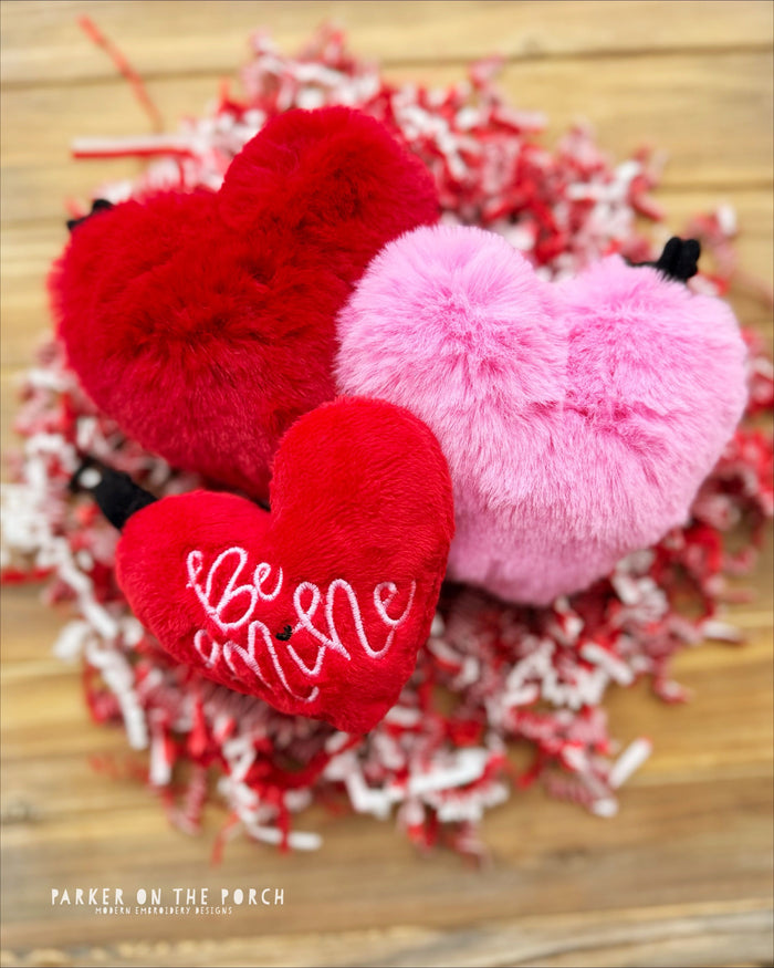 Valentine's & PUFFY Hearts - Parker on the Porch