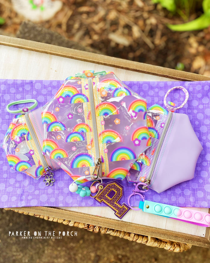 Clean Stitch Octagon and Squad Charms Mini - Parker on the Porch