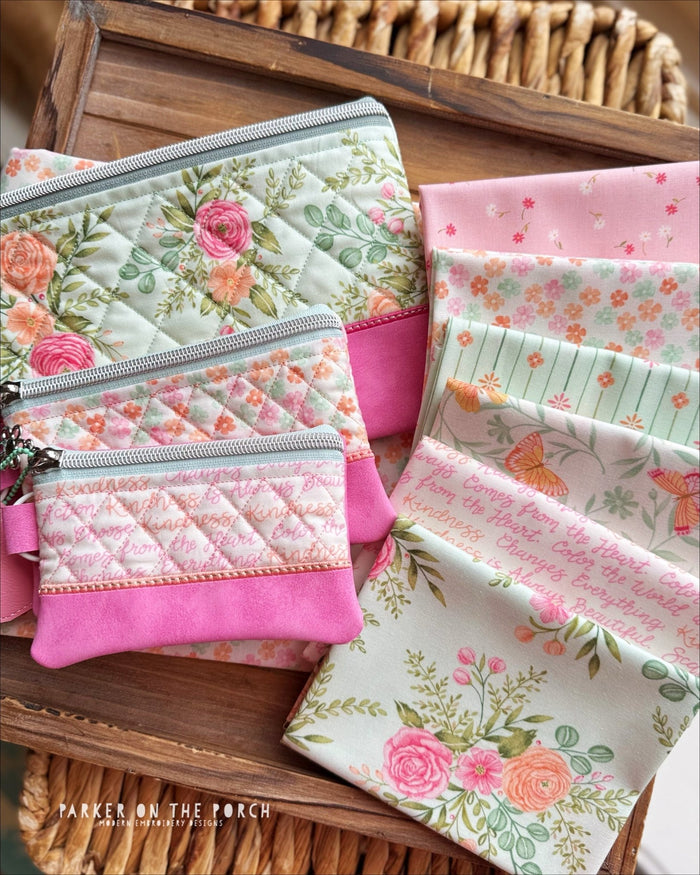 🦋🌼 Fat Quarter Friday at POP! Kindness Fabrics + Horizon Bag BOGOs - Parker on the Porch
