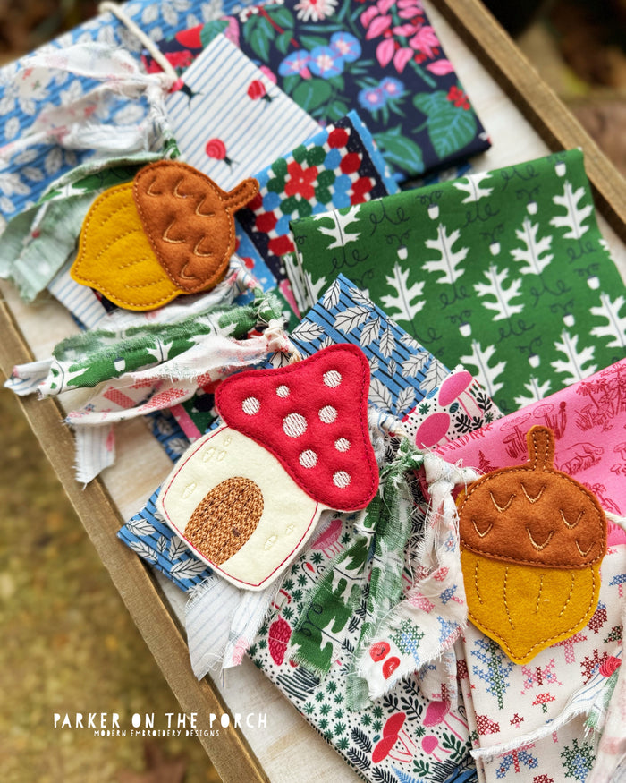 Fat Quarter Friday- Autumn Walk & the NEW Quilted Double Zip - Parker on the Porch