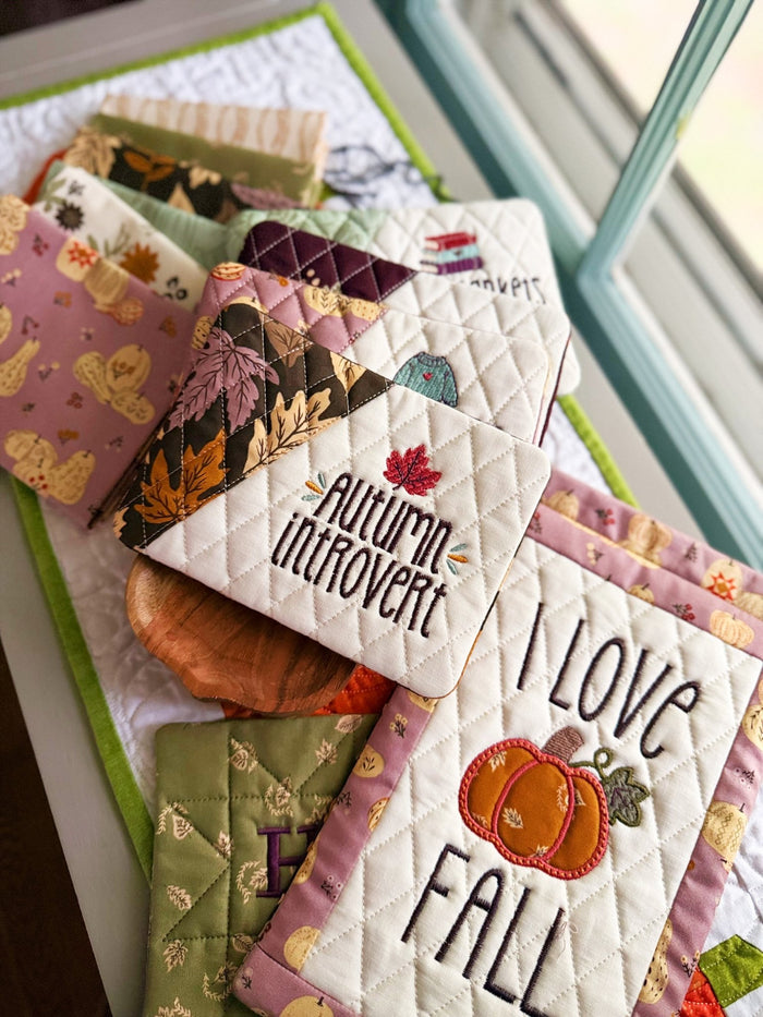 Fat Quarter Friday: Cozy Fall Sewing with Windfall by Moda Fabrics - Parker on the Porch