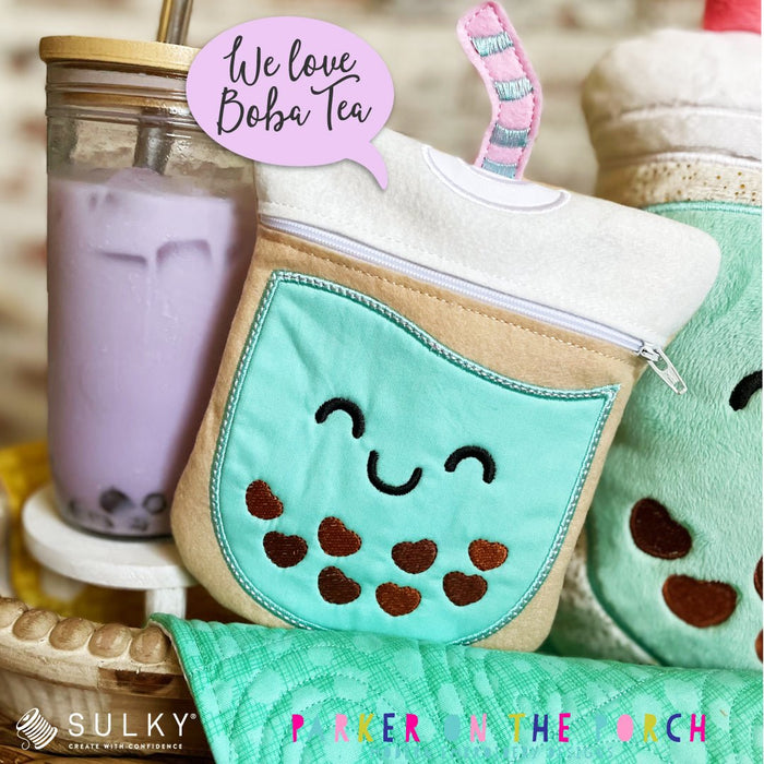 Boba Tea Webcast with Sulky Threads - Parker on the Porch