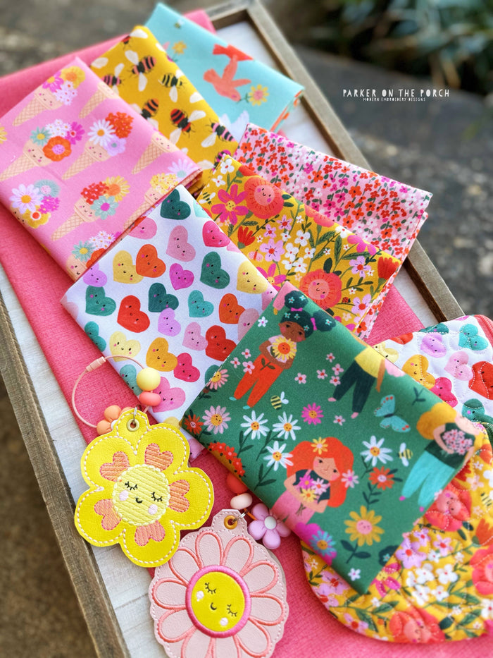 Bee Happy Fat Quarter Bundle & SO MUCH MORE - Parker on the Porch
