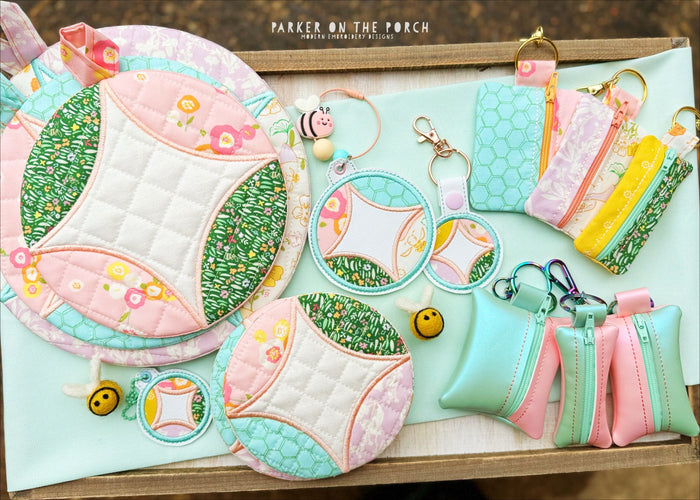 Fat Quarter Friday! & Orange Peel Happiness - Parker on the Porch