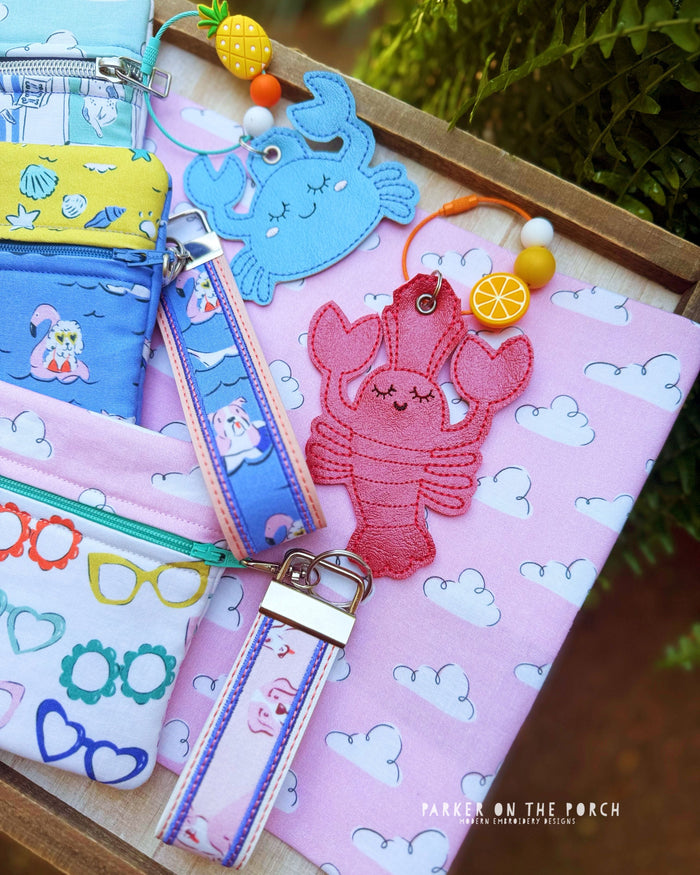 Bag Basics, New Video & 2025 Applique Keyfob - Parker on the Porch