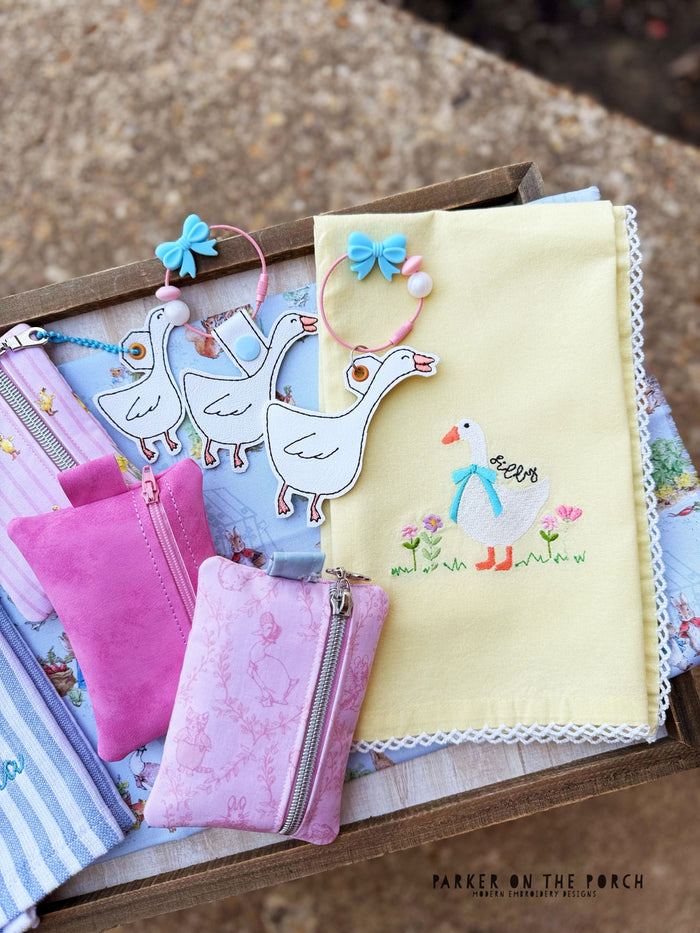 In my Silly Goose Era - Parker on the Porch