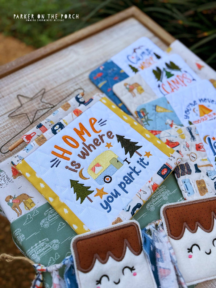 From S’mores to Stars: Cozy Camping & Fall-Inspired Embroidery Projects - Parker on the Porch