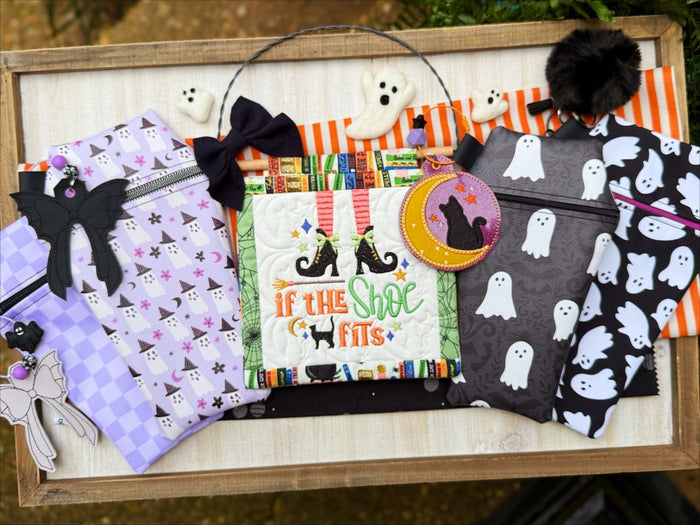 Spooky Stitches: New Halloween Quilt & Clean Stitch Bag Designs - Parker on the Porch