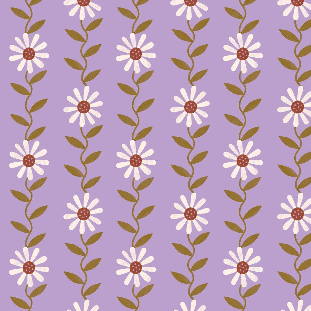 Fat Quarter Fabric Bundle - Retro Meadow - Cloud 9 Fabrics - In the Hoop Embroidery Pattern – Digital Machine Embroidery File Parker on the Porch