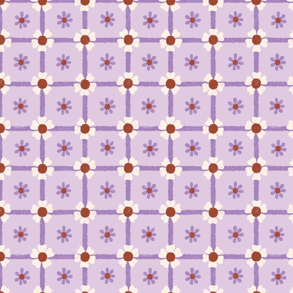 Fat Quarter Fabric Bundle - Retro Meadow - Cloud 9 Fabrics - In the Hoop Embroidery Pattern – Digital Machine Embroidery File Parker on the Porch
