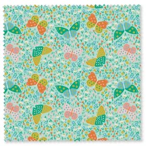 Fat Quarter Fabric Bundle - Beetles and Butterflies - Felicity Fabrics - In the Hoop Embroidery Pattern – Digital Machine Embroidery File Parker on the Porch