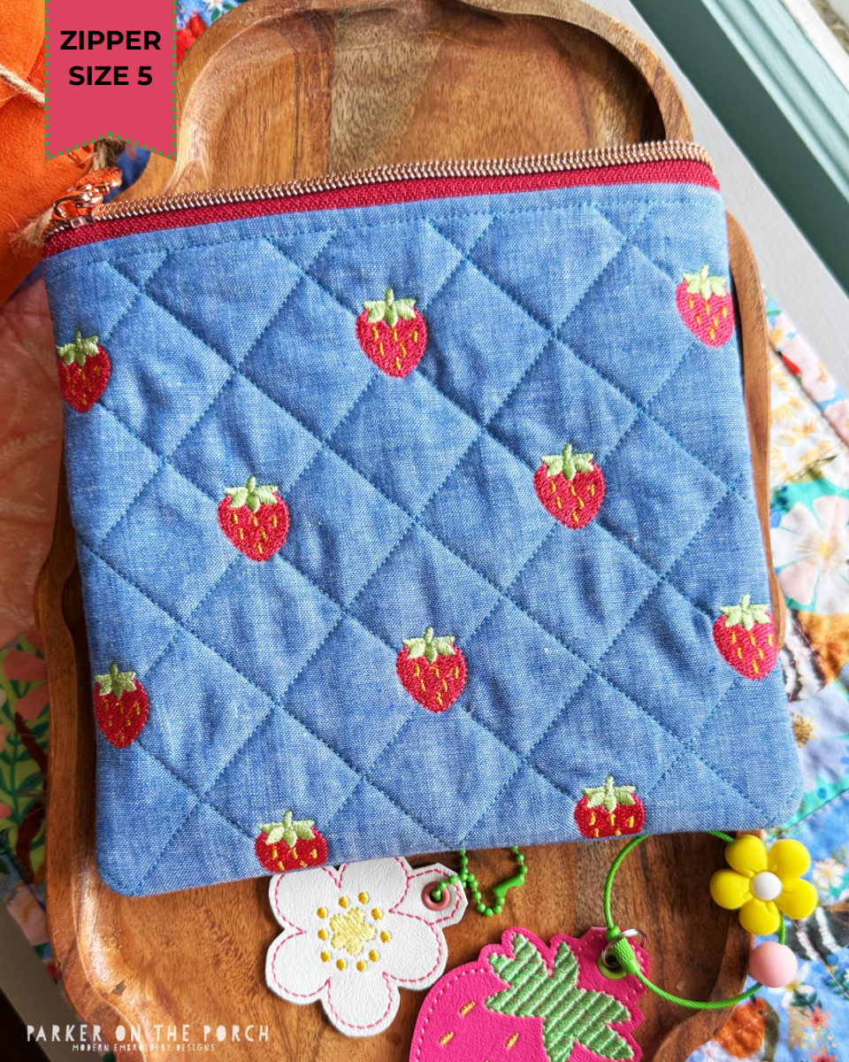 Quilted Zipper Bags – Parker on the Porch