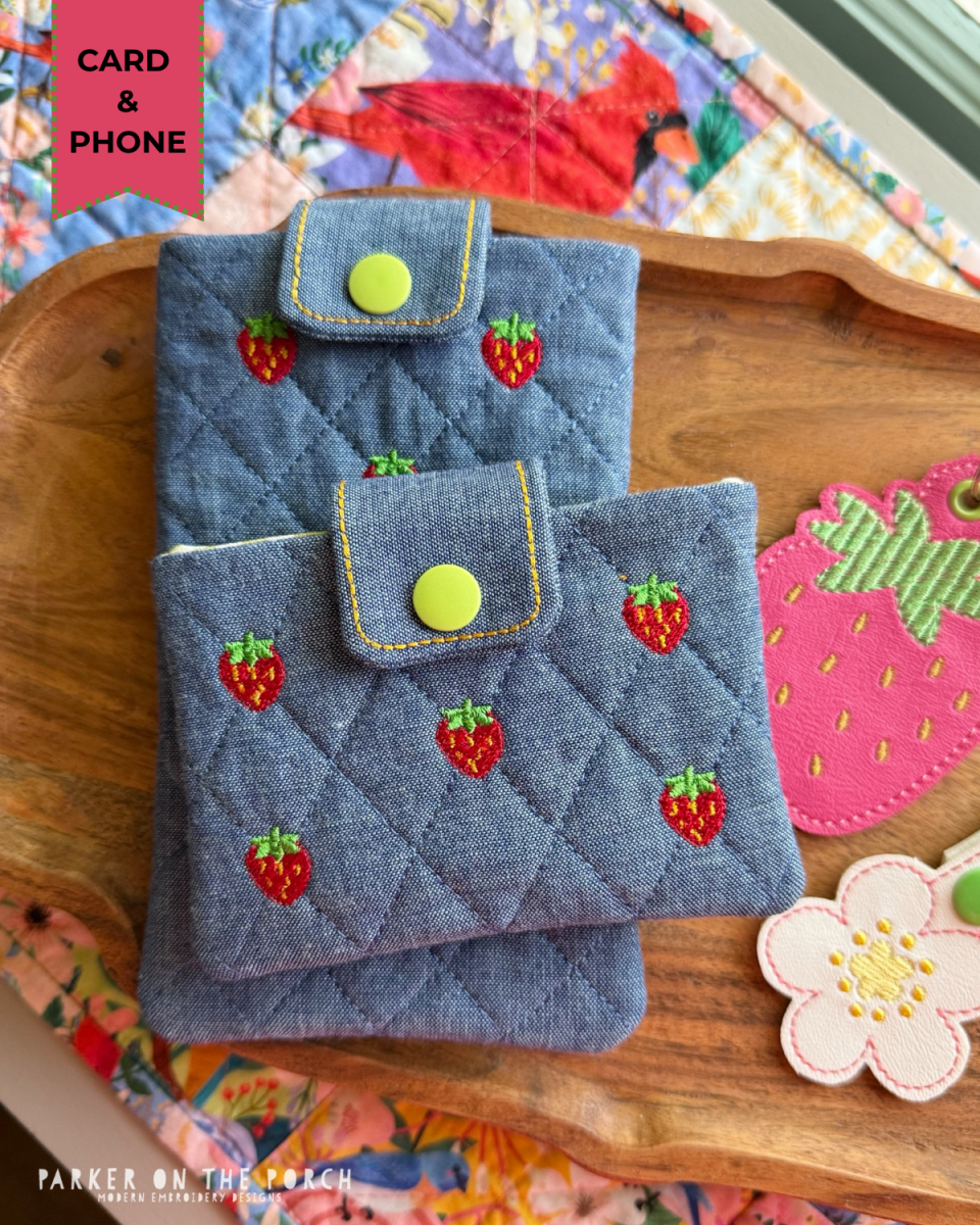 phone sleeve for cards Quilted Strawberry Card & – Digital Embroidery Pattern Do – Parker on the Porch ROMANCE DAWN a secure Gym Heroes Unlimited Booster Pack:Erika Aster Phoenix Deck Versão