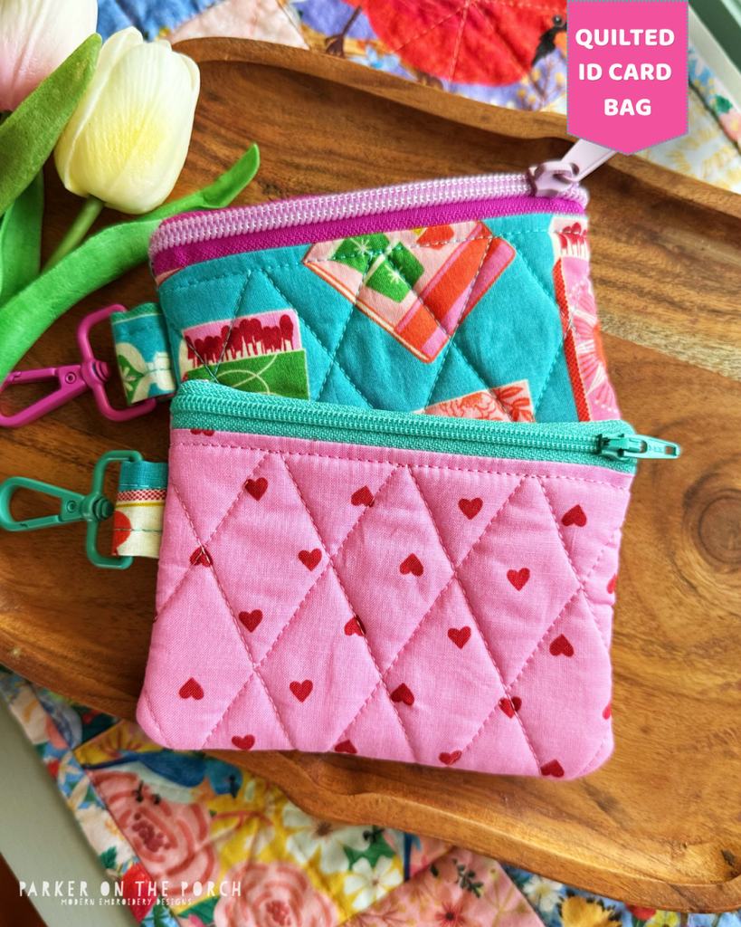 In the Hoop Zipper Bags - Machine Embroidery – Parker on the Porch
