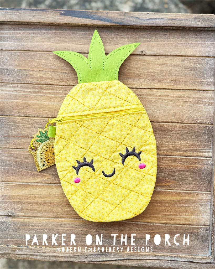 Digital Download - Pineapple Zipper Bag - Parker on the Porch