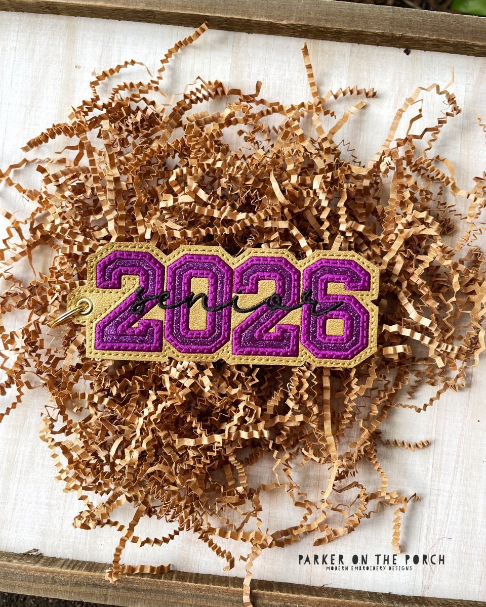 Digital Download Bag Tag 2026 Senior Parker on the Porch