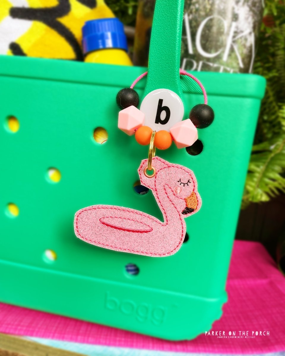 Digital Download - Bag Tags - Flamingo Float – Parker on the Porch