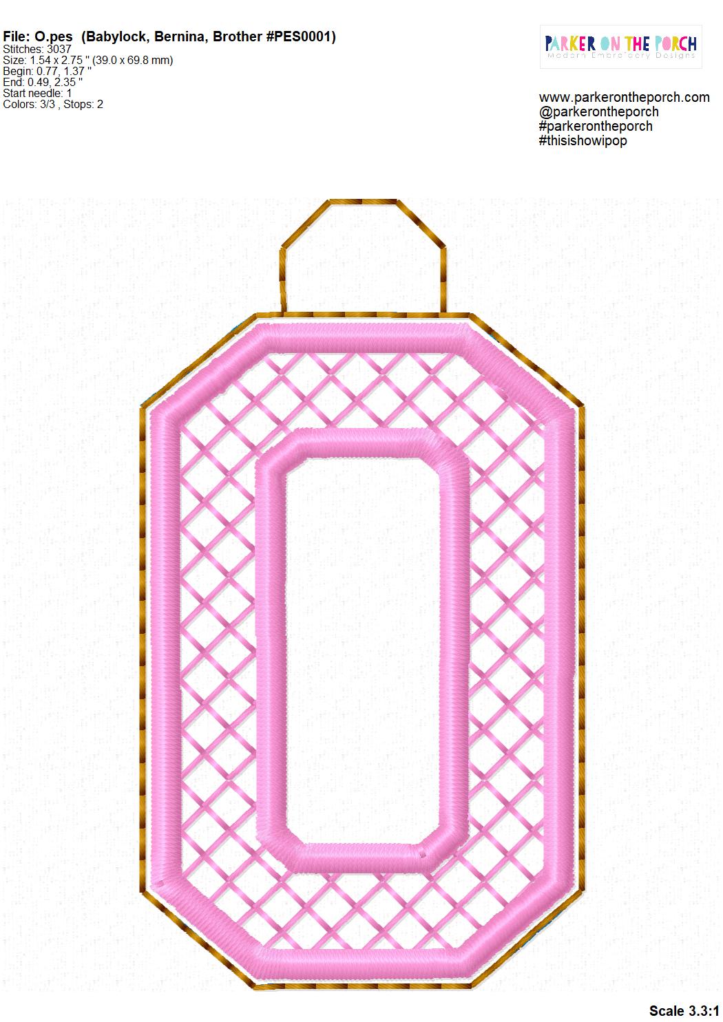 Louis Vuitton Dripping Logo Embroidery File Design Pattern Dst Pes