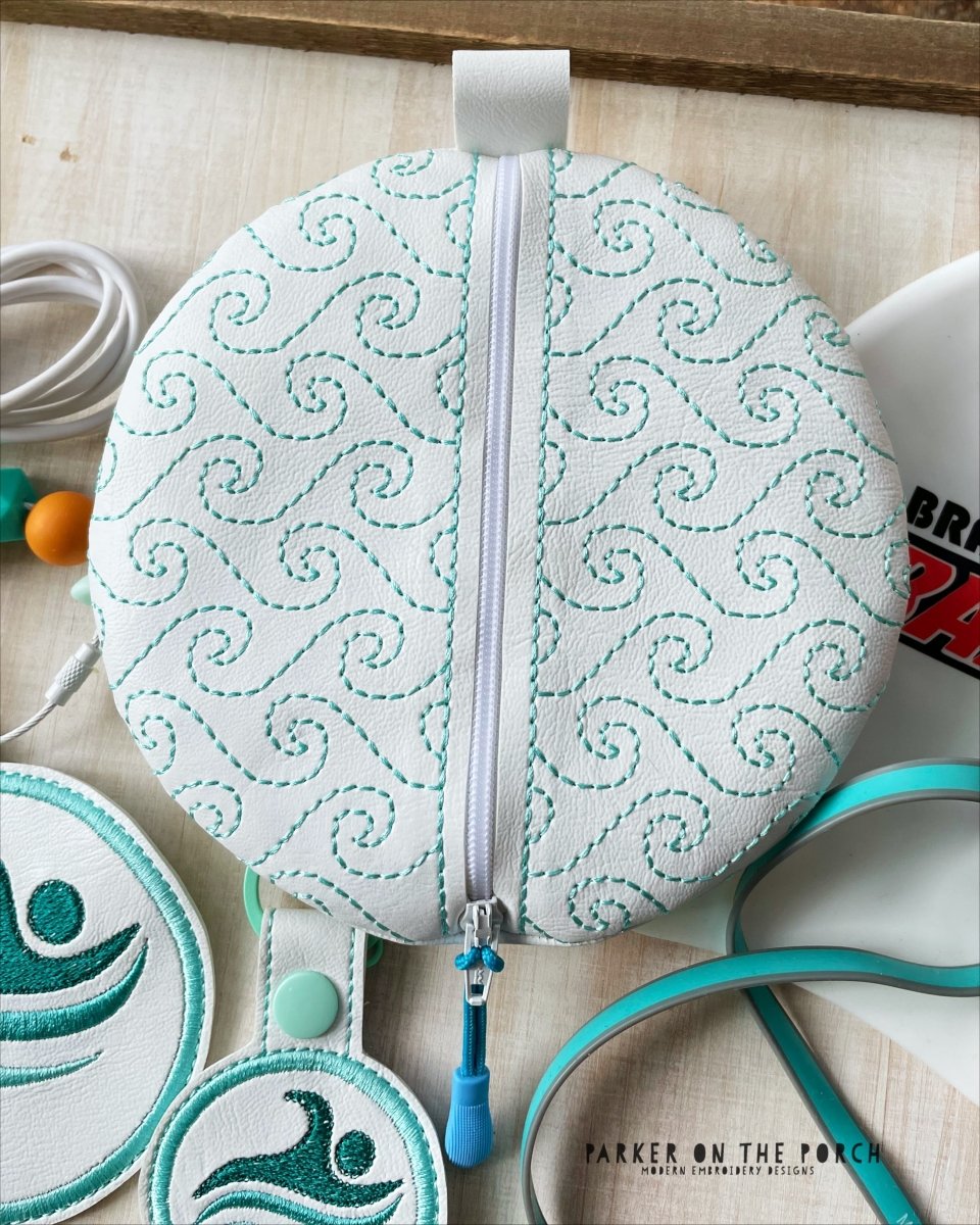 Digital Download-Clean Stitch Sports Zipper Bag- Swim – Parker on the Porch, image size:960x1200