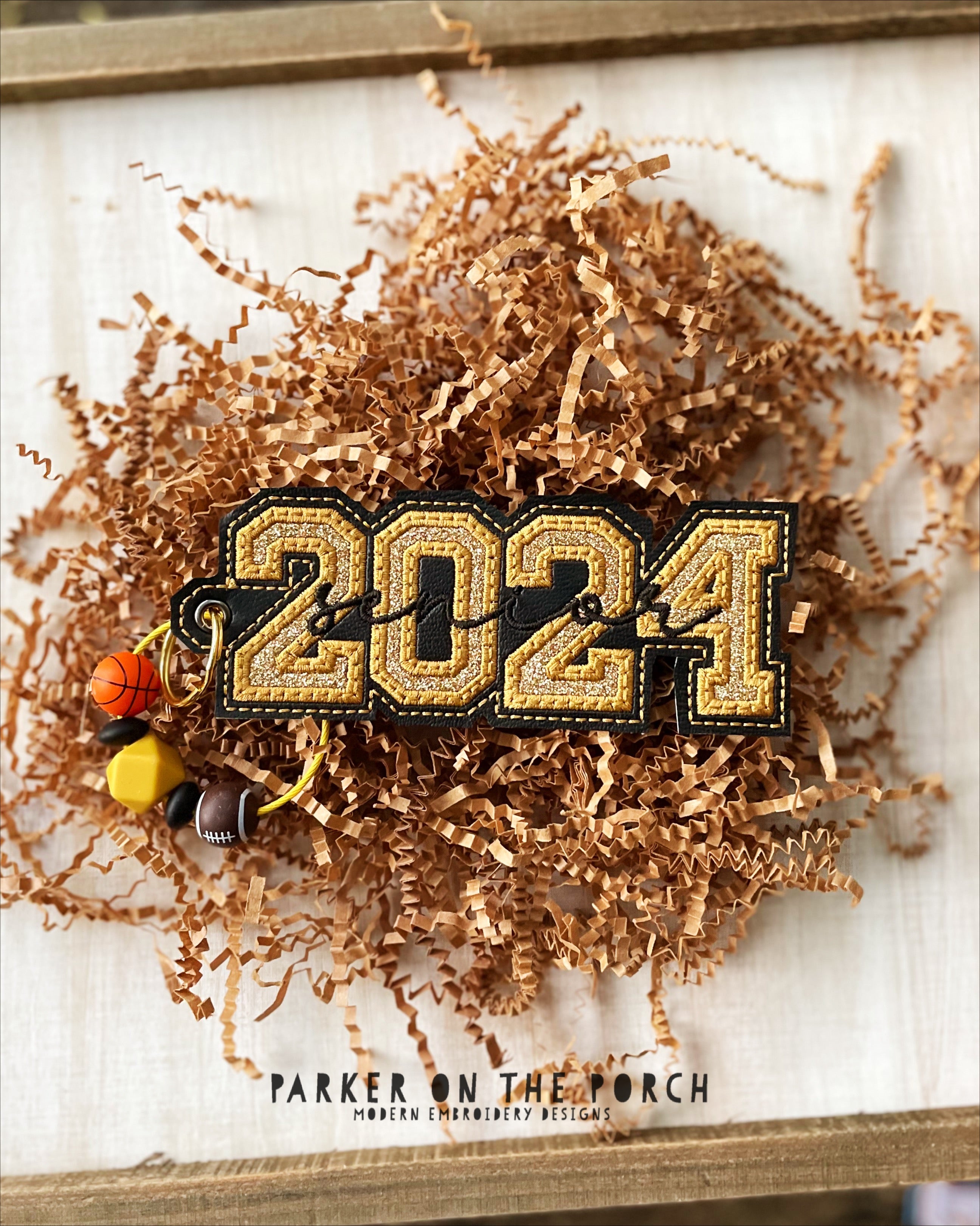 Digital Download- Bag Tag- 2024 Senior – Parker on the Porch