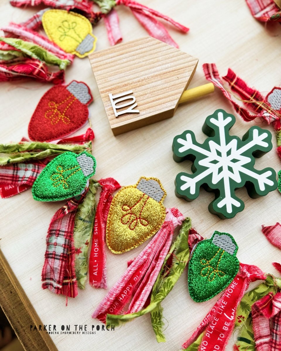 Puff Banner Digital Download - Vintage Christmas Bulbs Puff Banner – Parker on the ...