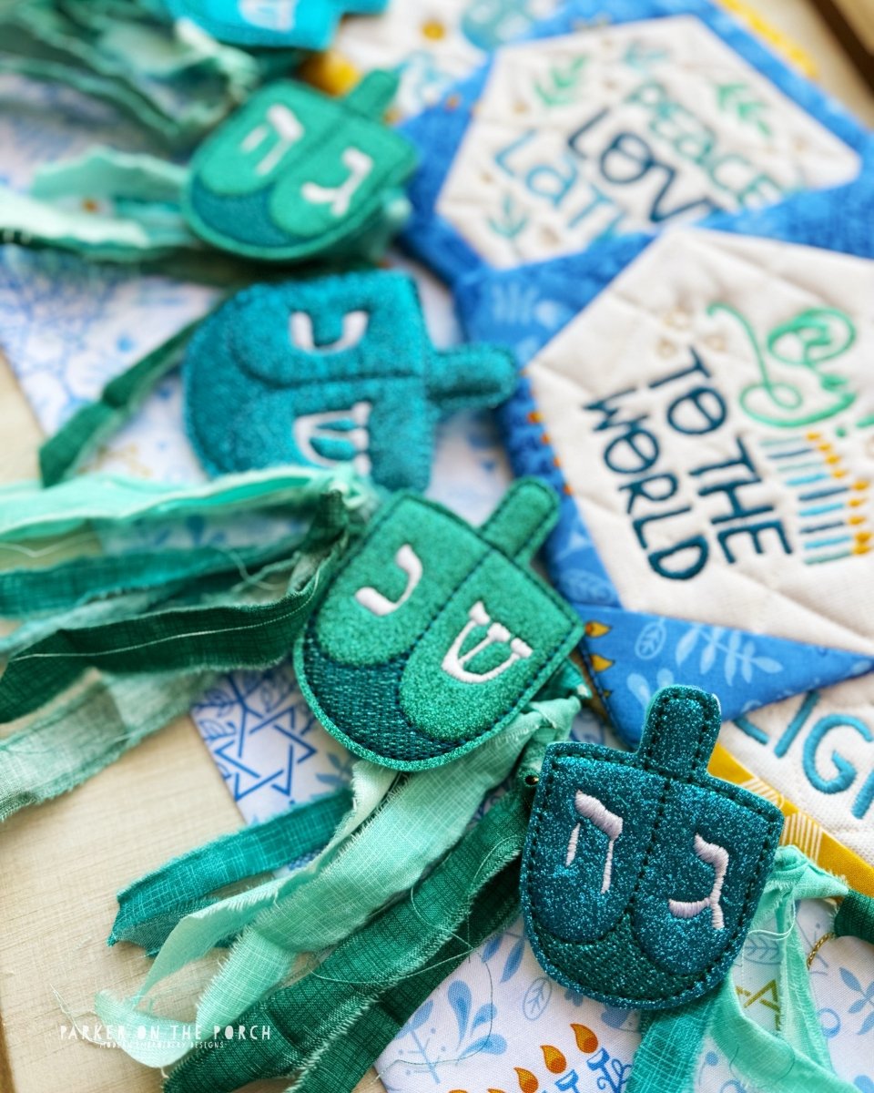 Puff Banner Digital Download - Dreidel Puff Banner – Parker on the Porch