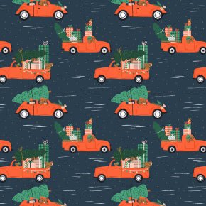 Fat Quarter Fabric Bundle - Merry Pawmas - Cotton + Steel Fabrics - In the Hoop Embroidery Pattern – Digital Machine Embroidery File Parker on the Porch