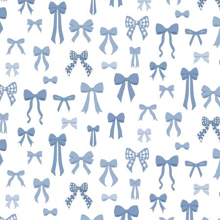 Tied With A Bow - Resplendent Ribbons - Denim Fabric - RJR Fabrics - In the Hoop Embroidery Pattern – Digital Machine Embroidery File Parker on the Porch
