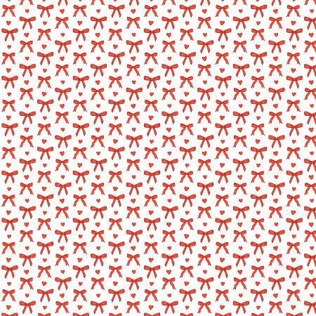 Tied With A Bow - With Love - Deep Red Fabric - RJR Fabrics - In the Hoop Embroidery Pattern – Digital Machine Embroidery File Parker on the Porch