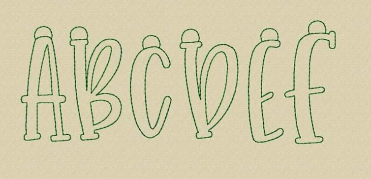 Digital Download-  Farmhouse Lemonade Monogram Charms XL - in the hoop machine embroidery ITH pattern