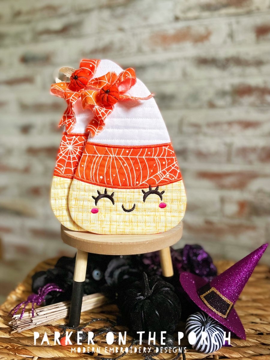 Digital Download - Halloween Vibes Collection- Candy Corn Mug Rug and ...