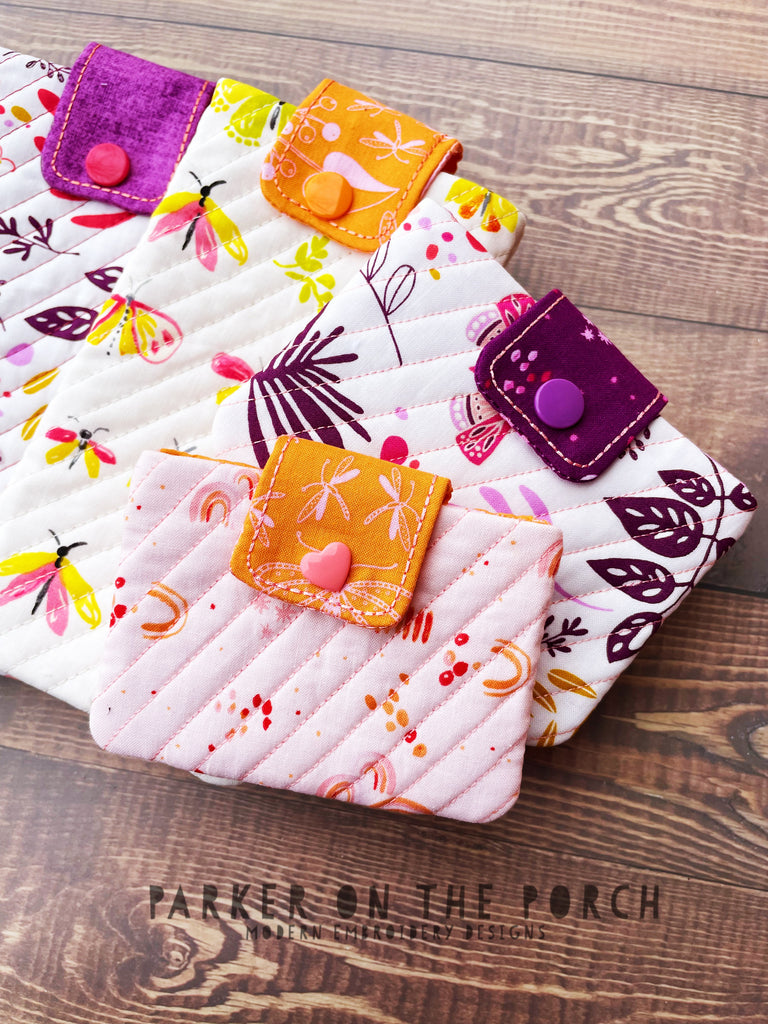 Funda para tarjetas de regalo acolchada Fabric Patch