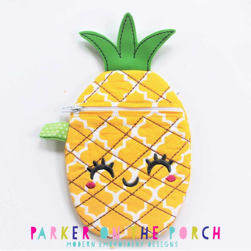 Digital Download - Pineapple Zipper Bag - Parker on the Porch
