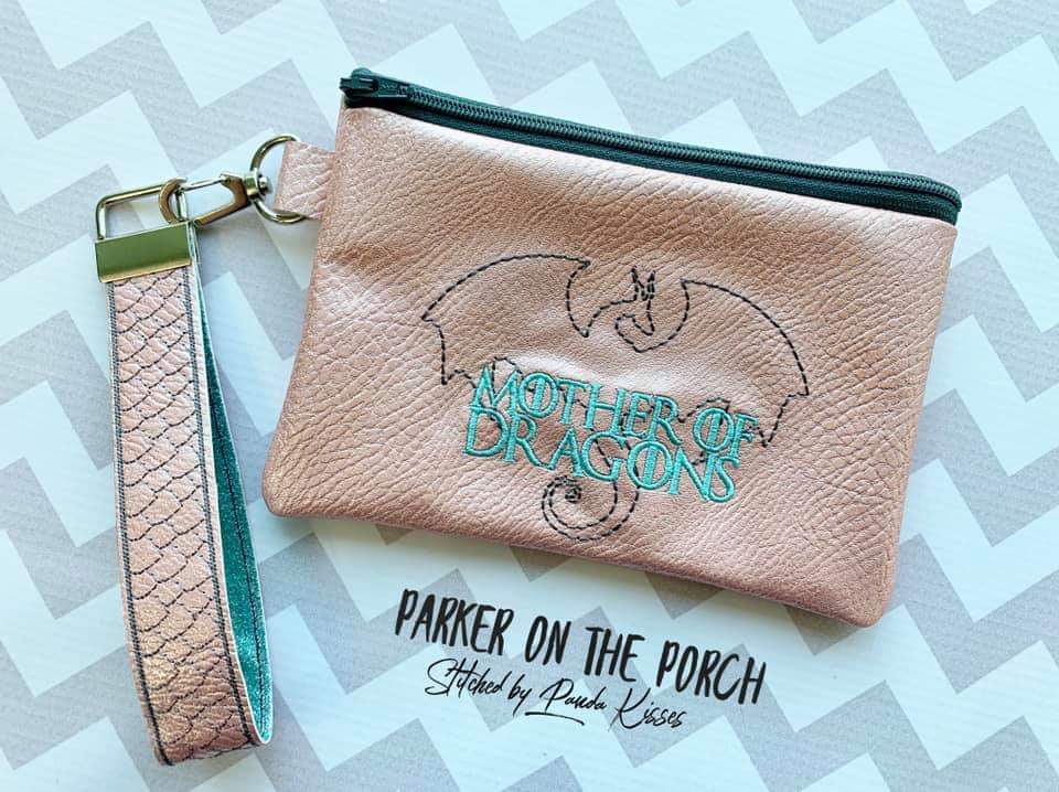 Digital Download- Mother of Dragons Embroidery Fill - in the hoop machine embroidery ITH pattern