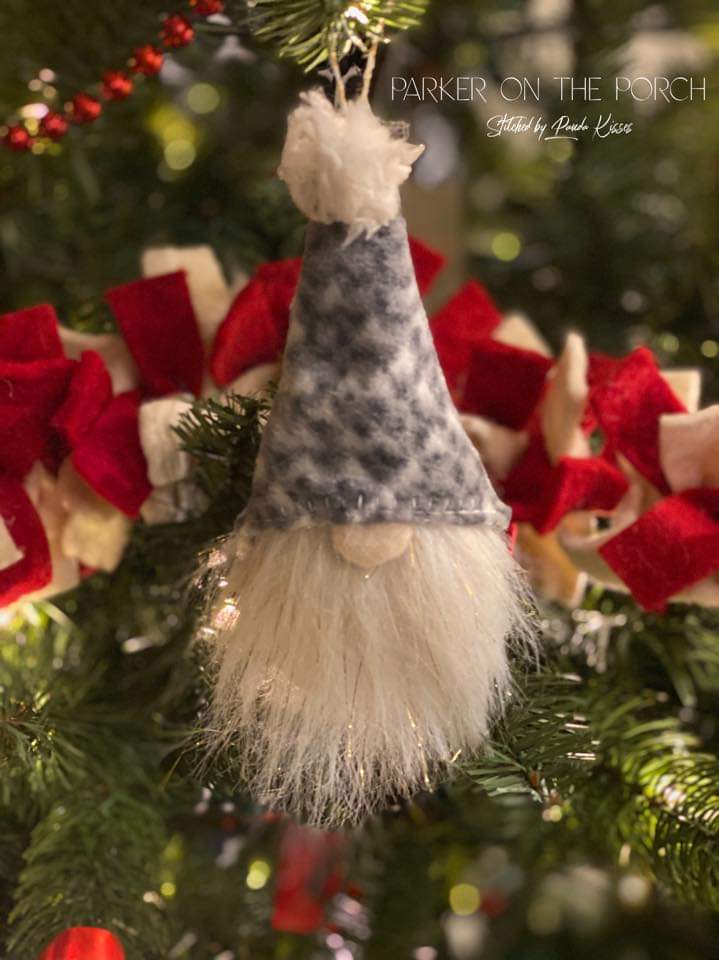 Digital Download- Gnome Wreath Stuffie - in the hoop machine embroidery ITH pattern