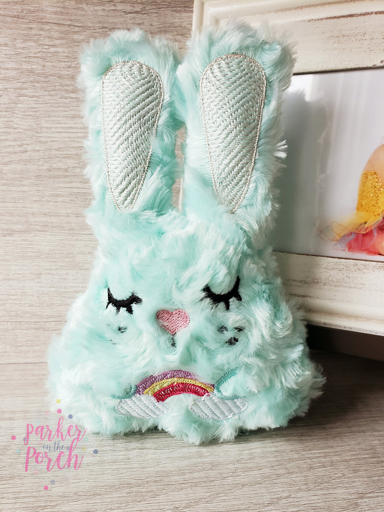 Digital Download - Cuddly Bunny Stuffie - in the hoop machine embroidery ITH pattern