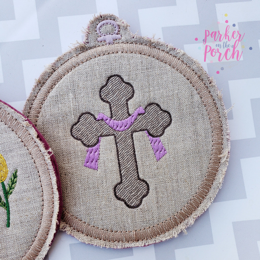 Digital Download- Embroidery Hoop Banner - Easter Set - in the hoop machine embroidery ITH pattern