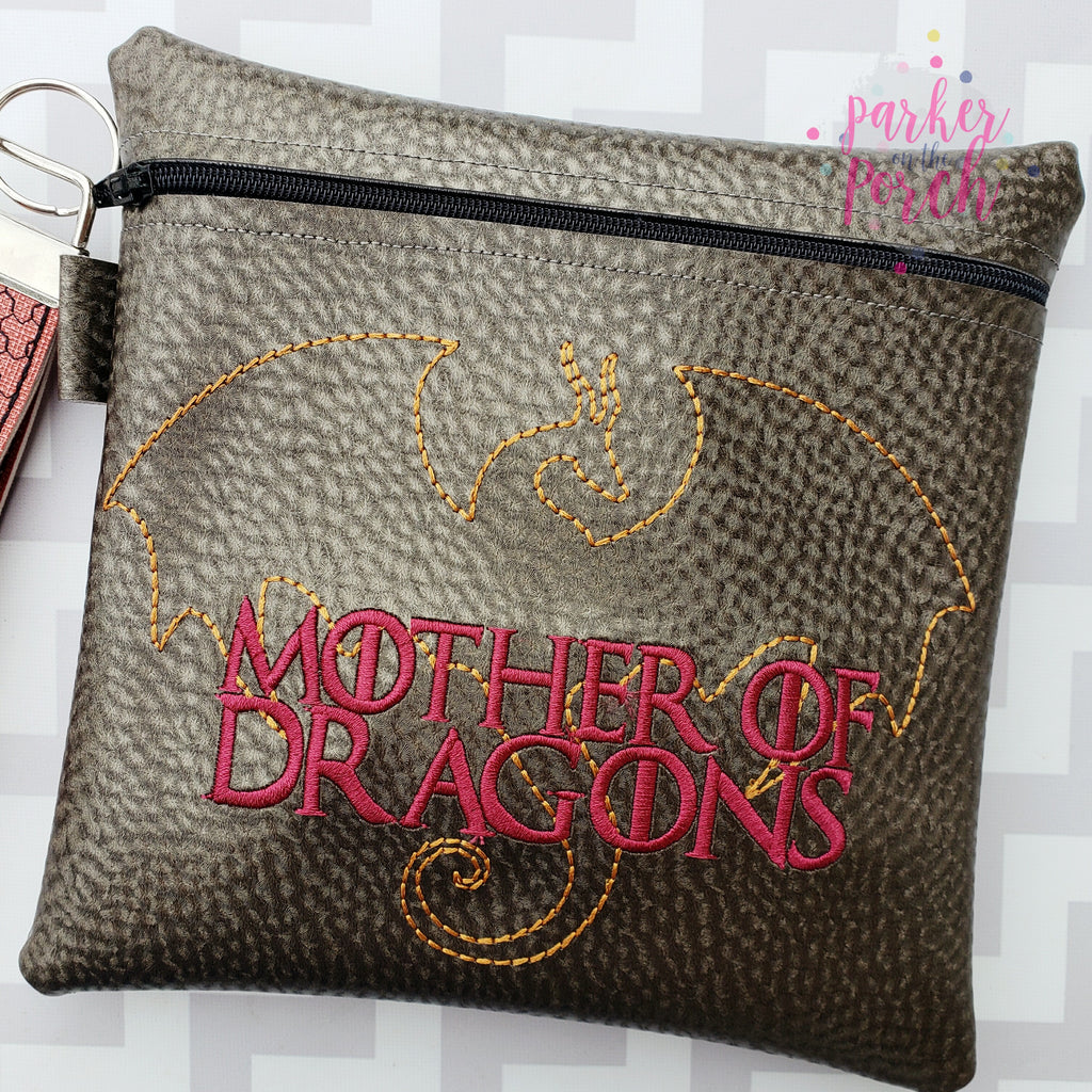 Digital Download- Mother of Dragons Embroidery Fill - in the hoop machine embroidery ITH pattern