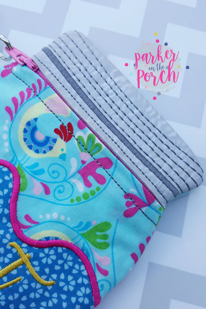 Digital Download - Mason Jar Zipper Bag - Parker on the Porch, LLC