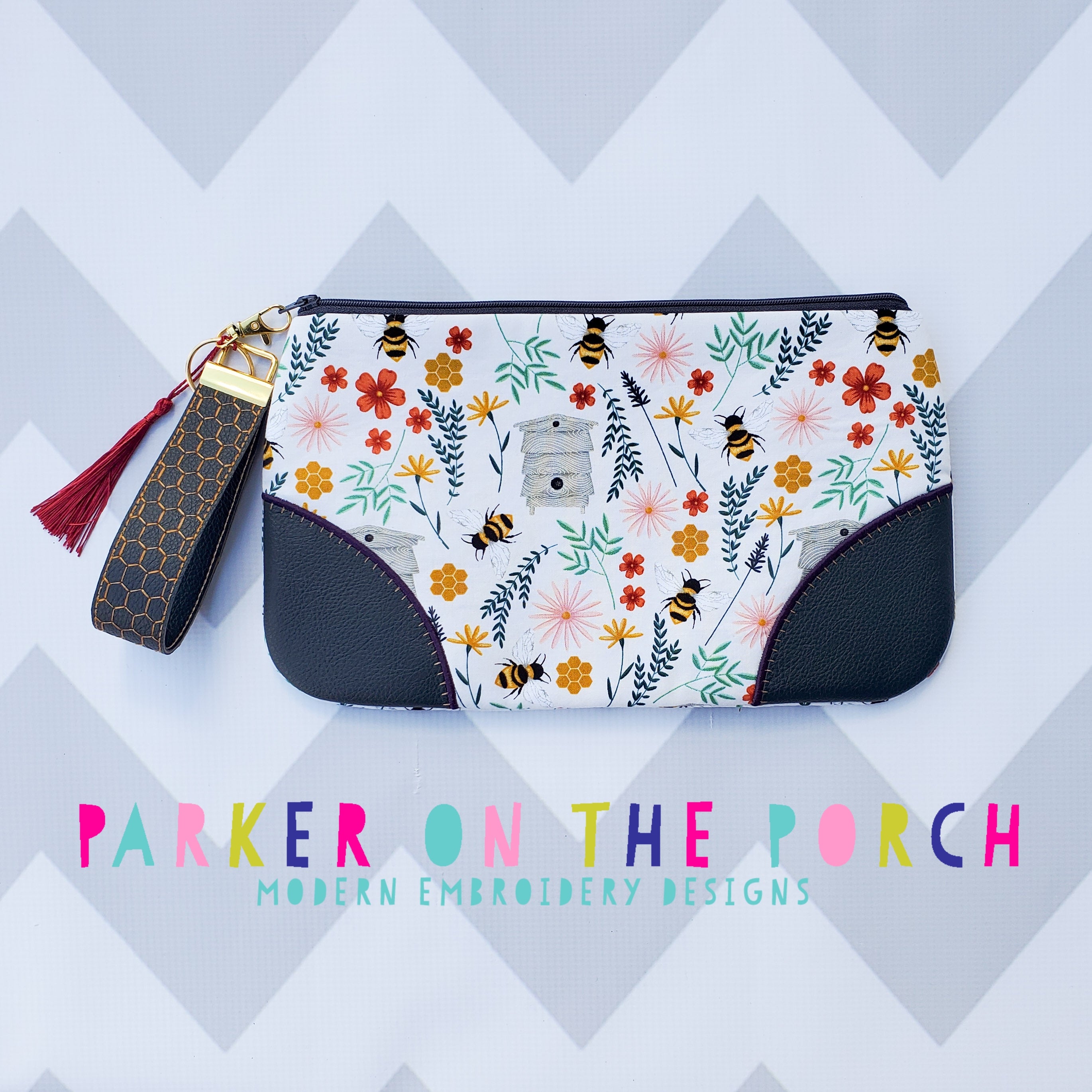 Boho Smileys & Clean Stitch Pencil Bags – Parker on the Porch